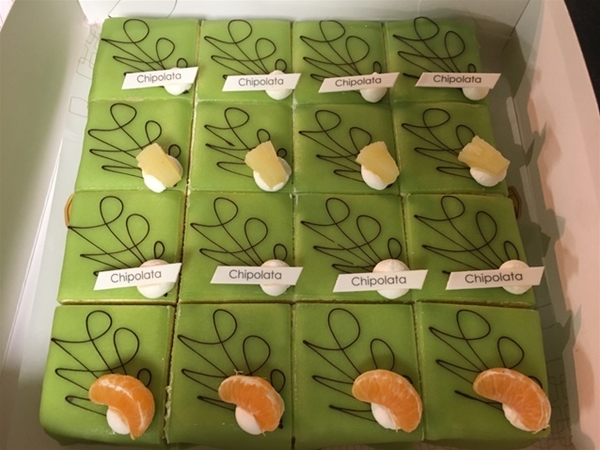 Chipolata/Marsepein 16 Personen