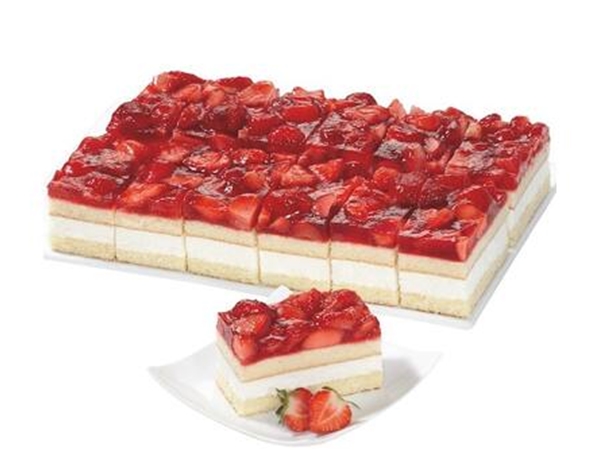 Gluten - lactose vrij gebakje aardbei