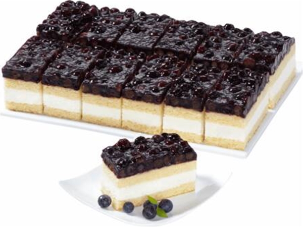 Gluten - lactose vrij gebakje bosbessen